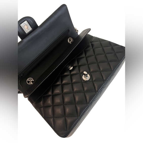 CHANEL Lambskin Quilted Medium Double Flap - Picture 6 of 12